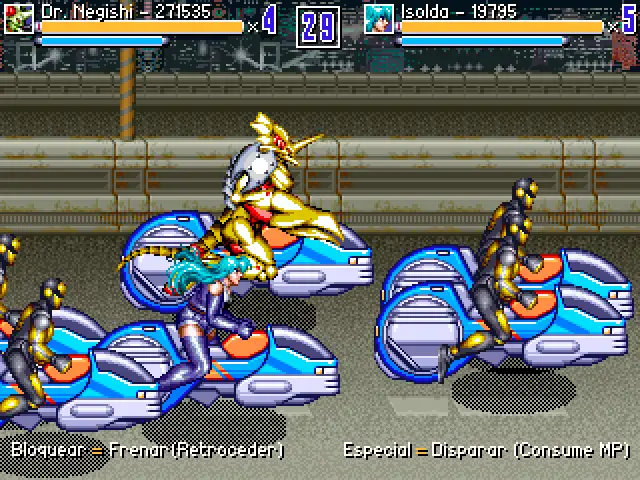La "cacería en motos", es un divertido bonus stage donde se podrán acumular muchos puntos antes del nivel final