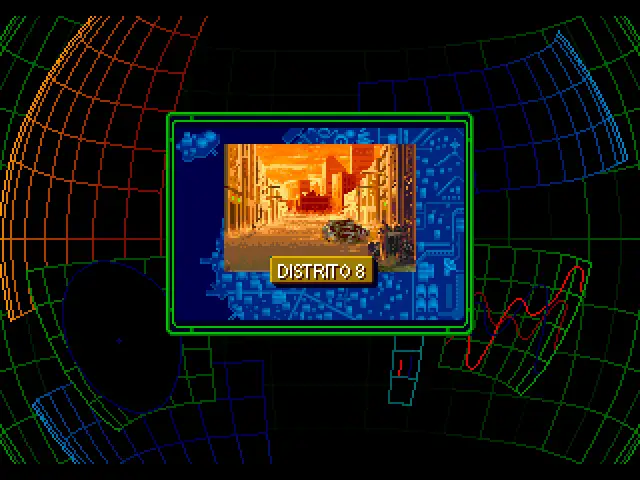 Vista previa del Distrito 8 de Neópolis en Neon Lightning Force Versión 1.5.